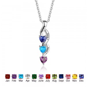 Personalized Birthstone Necklace JEWJONE101992